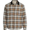 Lands' End Men's Authentic Flannel Shirt with Corduroy Collar - 3 of 4