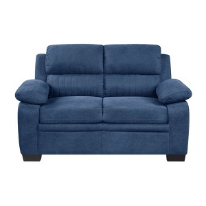 NicBex Loveseat Sofa Mid-Century Modern 1pc Loveseat with Tufted Button Back and Wood Frame 2 Seater Sofa Couch for Living Room,Bedroom - 1 of 4