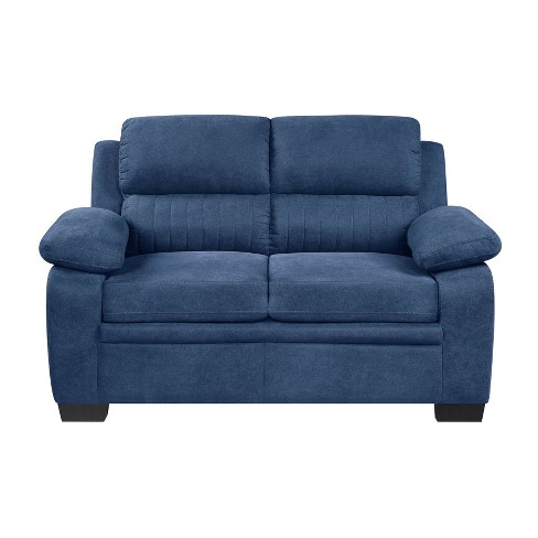 NicBex Loveseat Sofa Mid-Century Modern 1pc Loveseat with Tufted Button Back and Wood Frame 2 Seater Sofa Couch for Living Room,Bedroom - image 1 of 4