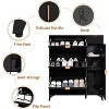 ELECWISH Shoe Cabinet with Doors, Slim Freestanding Shoe Storage Cabinet, 22 Pair Shoe Rack Organizer with 3 Flip Drawers for Entryway - 3 of 4