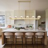 CityFurn 12-Light Modern Rectangle Kitchen Island Chandelier with Glass Shades - 3 of 4
