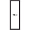PosterPalooza | Panoramic Antique Red Picture Frame - UV Acrylic, Foam Board Backing, Hanging Hardware - 2 of 4