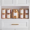 Talented Kitchen 144 Pantry Organization Labels for Food Storage Containers, Preprinted Black All-Caps on Matte White Vinyl Stickers - 3 of 4