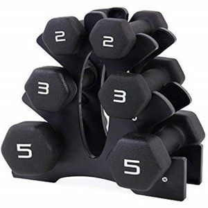 CAP Barbell Neoprene Coated Dumbbell Set, Color Coded Free Weights, Multiple Sizes & Color Options - 1 of 4