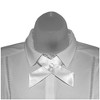 Women's Solid Color 1.75" W x Up to 19" L Crossover Tie Uniform Adjustable Neck tie - 2 of 3