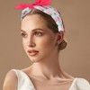 Unique Bargains Girl's Elegant Strawberry Headbands 6.30"x4.72"x2.05" Pink White 1 Pc - 2 of 3
