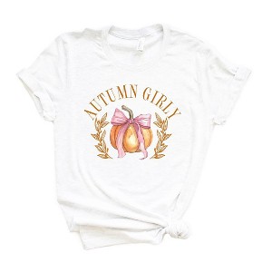 Simply Sage Market Women's Coquette Autumn Girly Short Sleeve Graphic Tee - 1 of 4