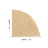 Unique Bargains Cafe Home Office Pour-Over Brewing Cone Coffee Filters 80 Pcs - 2 of 4