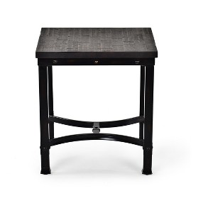 NicBex Contemporary Square End Table with Storage Drawer 2-tier Side Table for Modern Living Spaces - 1 of 4