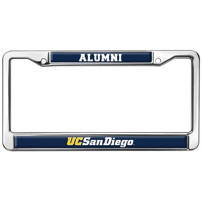 UC San Diego Alumni Logo Full Size Standard License Plate Metal Frame
