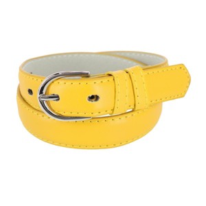 CTM Kid's Leather 1 inch Basic Dress Belt - 1 of 4