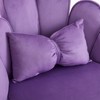Karl Home Velvet Accent Chair With Pillows - 3 of 4