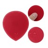 Unique Bargains Silicone Facial Cleansing Brush with Suction Cup 3.23"x2.76"x1.5" 1 Pc - 3 of 4