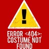 Men's Design By Humans Halloween Error 404 Costume Not Found Apparel By COVI Tank Top - 2 of 3