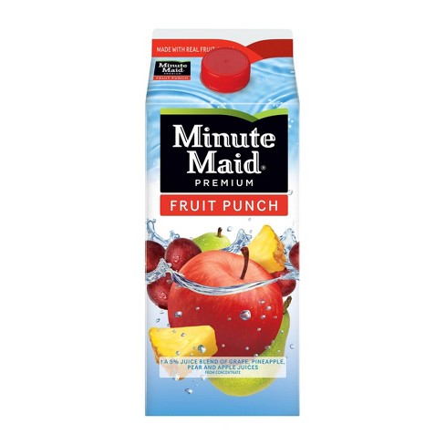 Minute Maid Glass Bottle 10 Ounce Clear Glass With Contents 