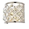 Elegant Lighting Madison 1 light Polished Nickel Wall Sconce Clear Royal Cut Crystal - image 3 of 4