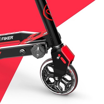 Red and Black Lift Kids' Drift Scooter with Grip Wheels