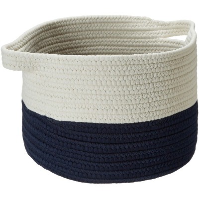 Colonial Mills Beach Bum Basket, 13"x13"x9", Navy
