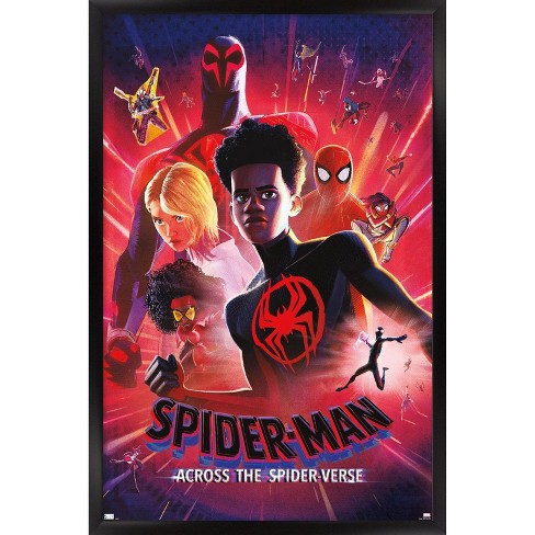 Trends International Marvel Spider-man: Across The Spider-verse - Static  One Sheet Framed Wall Poster Prints : Target