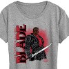 Women's - Marvel - Blade With Logo Short Sleeve Graphic T-Shirt - 2 of 4