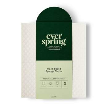 Dish Sponge Cloths - 3ct - Everspring™