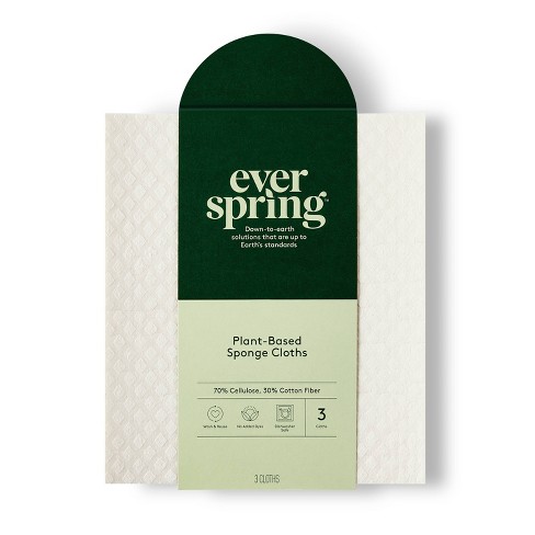 Dish Sponge Cloths - 3ct - Everspring™ : Target