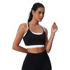 Women's Breathable Sports Yoga Vest Quick-Drying Fitness Underwear with Beautiful Cross Strap Back Simple Style Running Gear - 4 of 4