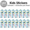 Big Dot of Happiness Back to School - First Day of School Classroom Decorations Favor Kids Stickers - 16 Sheets - 256 Stickers - 2 of 4