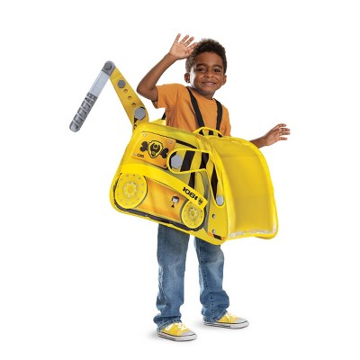 Nickelodeon PAW Patrol Rubble Boys' Dump Truck Pop Out Costume One Size Upto Size 6