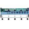 Home Mart Goods Heavy Duty Silver Over The Door Hanger Hanging Rack 10 Hooks Organizer - 2 of 2