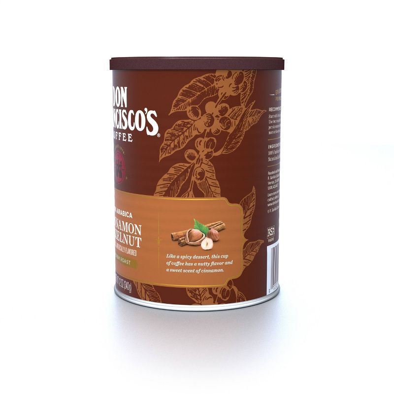 Don Francisco's Cinnamon Hazelnut Medium Roast Ground Coffee - 12oz, 3 of 11
