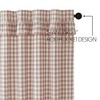 Annie Buffalo Portabella Check Ruffled Shower Curtain 72x72 VHC Brands - 4 of 4