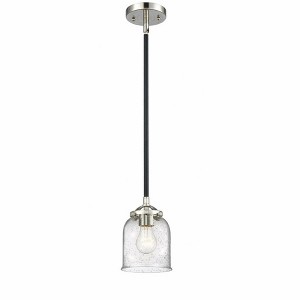 Bell - 1 Light Stem Hung Mini Pendant In Industrial Style-7.38 Inches Tall and 5 Inches Wide - 1 of 1