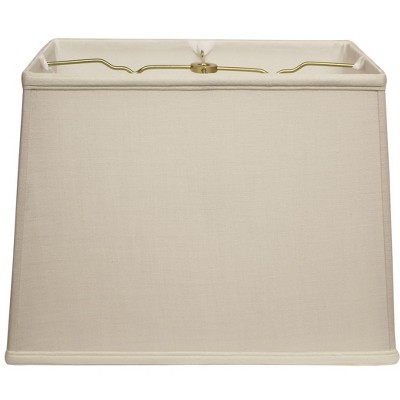 Vynxaria Slant Rectangle Lampshades 9x16x11x18 Inches, Softback Vanilla