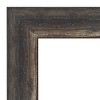 19" x 53" Non-Beveled Bark Rustic Char Full Length Mirror - Amanti Art: Over-the-Door, Polystyrene Frame - 3 of 4