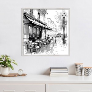Amanti Art Paris Cafe I by Walker Noble Framed Wall Art Print - 1 of 4