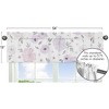 Sweet Jojo Designs Window Valance Treatment 54in. Watercolor Floral Purple Pink and Grey - 2 of 4