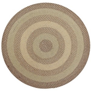 Woodbridge Braid Collection 100% Wool Durable Mildew & Moisture Resistant Reversible Indoor Area Utility Rug - Better Trends - 1 of 3