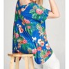 Women's Floral Caged Tunic - Oddi - 2 of 4