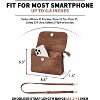 Small Crossbody Bags for Women, Vegan Leather Cell Phone Purse, Mini Travel Purse with Adjustable Strap - 2 of 4