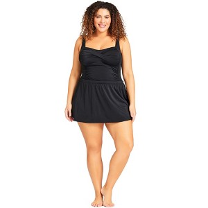 Avenue Women's Plus Size Basic Swim Skirt - 1 of 4
