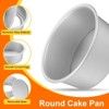 Unique Bargains Removable Loose Bottom Cheesecake Pan 2 Pcs - 4 of 4