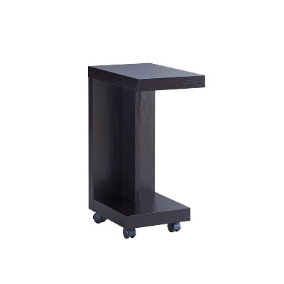 Carina Mobile End Table Espresso - miBasics