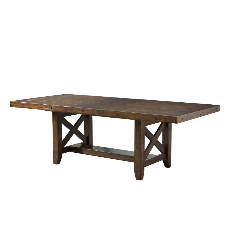 Francis Extendable Dining Table Brown - Picket House Furnishings, 3 of 7