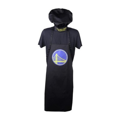 NBA Cooking Apron and Chef Hat Set - Golden State Warriors