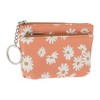 Unique Bargains Two Zippered Pockets Floral Coin Purse Wallet 1 Pc - 3 of 4