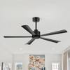 Airsurfer 52 inch 5 Blade Ceiling Fans with No Light and Remote Control - 2 of 4