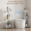 Hooure Space-Saving 3-Tier Narrow Shelf (Expandable, Metal, Free-Standing Corner Rack) - 3 of 4