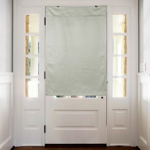 Unique Bargains Tie Up Blackout Privacy Door Curtain 1 Panel - 1 of 4