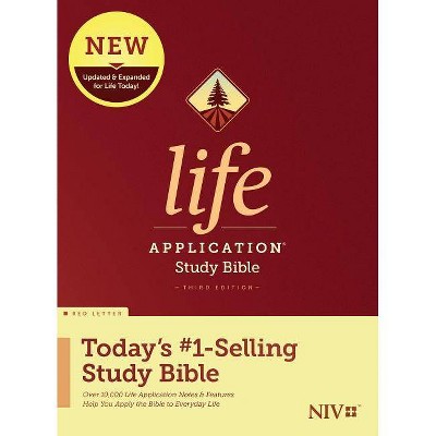 NIV Life Application Study Bible, Third Edition (Red Letter, Hardcover)